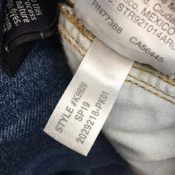 Madewell The Mom Jean Womens 36 Distressed‎ Denim Comfort Stretch Edition - Picture 13 of 15